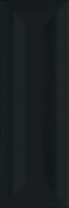 Miniatile Glossy Black Windsor Frame Wall Tile 10x30 - Wall tile-stone-brick by Kale