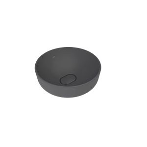 Zero 2.0 Round Bowl Washbasin Matte Anthracite Grey 40X40 Cm - Washbasin by Kale