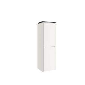 Lotus Tall Cabinet Matte White (Pallisandro Ksfx Top Tray) 45 Cm - Washbasin cabinet by Kale