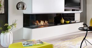 Gas fire - G90/44S - 3-sided model - Fireplaces & stoves by KALFIRE