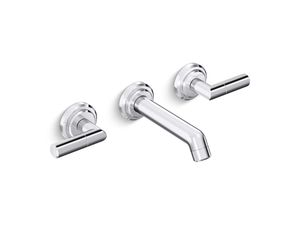 Pure Paletta Wall-Mount Sink Faucet, Lever Handles - Tap by Kallista