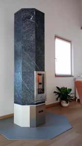 OTA3 brushed Italian soapstone - Fireplaces & stoves by KarniaFire