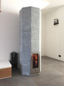 OTA3 shot blasted Italian soapstone - Fireplaces & stoves by KarniaFire