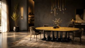 PANGEA K2013 - Oval fiberglass table _ KARPA