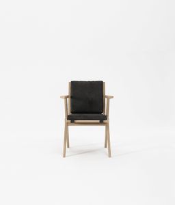 Armchair w Leather - Chair by KARPENTER
