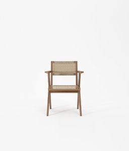 Armchair w Natural Paper Cord - Chair by KARPENTER