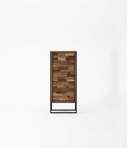 Carv'n in Black Tall Chest - Cabinet by KARPENTER