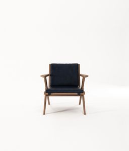 Easy Chair w Leather - Chair by KARPENTER