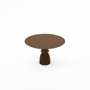 Staccato Round Dining Table 120 Amber Cocoa - Table by KARPENTER