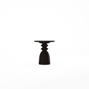 Staccato Round Side Table Kuro Wenge - Side table by KARPENTER