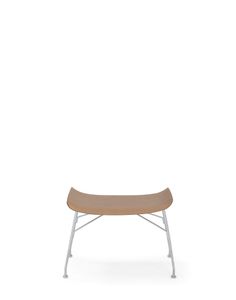 S/wood slatted ash  - Stool by Kartell