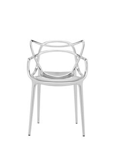 Masters metal (2 chairs)  - Chair by Kartell