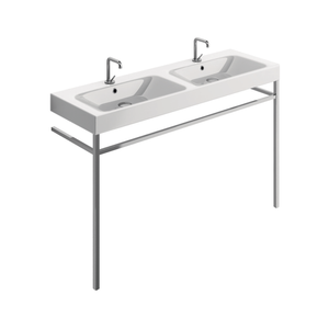 CENTO 3536-9124 - Double basin 140x45 with free standing unit - Washbasin cabinet by Kerasan