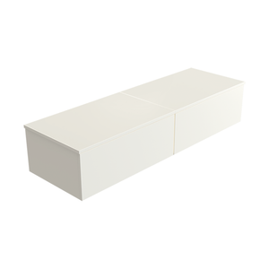 NOLITA 7442 - Wall hung forniture cm 160 with 2 draws push & pull locking system - Washbasin cabinet by Kerasan