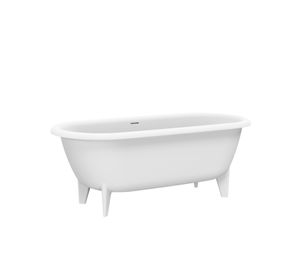 BATHTUBS 7481 - BELROSE Freestanding bathtub in solid surface 170x80 cm - Bathtub by Kerasan