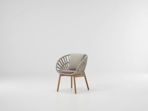 Cala Dining Armchair Teak Legs - Chair by Kettal