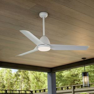 Fit Ceiling Fan 54" 3 Blades Selectable CCT Size:13.25" H x 54" DIA Model:310254SBK