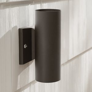 LED Retrofit Patio Light Patio Wall Light Size:3" W x 6" H x 3.1" D Model:15079BKT - Wall lamp by Kichler