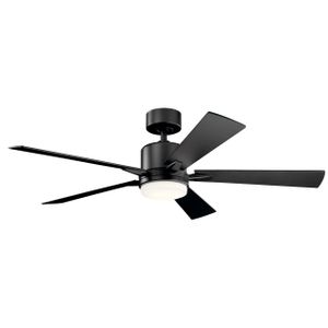 Lucian Ceiling Fan 52" 5 Blades 3000K Size:52" W x 14.25" H x 52" DIA Model:330000CPZ - Functional light by Kichler
