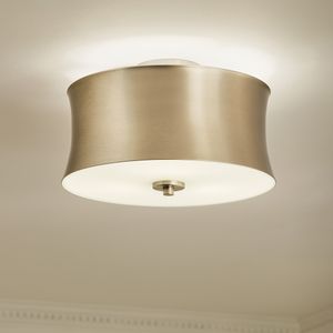 Martese Ceiling Light Semi-Flush Mount 3-Light Metal Shade Size:9.5" H x 15.5" DIA Model:38283 - Ceiling lamp by Kichler