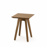 Risom Outdoor Side Table Square - Sofa by Knoll