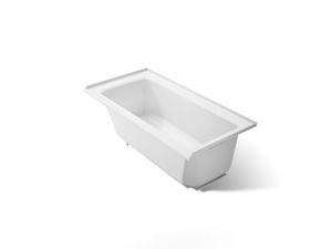 KOHLER | K-1946-RW | Archer 5-Ft Alcove Bath w/ Bask and Integral Flange - Bathtub by Kohler