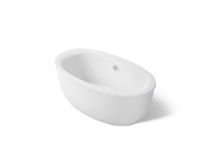 KOHLER | K-6369 | Sunstruck Freestanding Bath, Fluted Shroud - Bathtub by Kohler