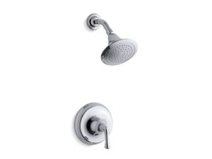 KOHLER | K-TS10276-4AE | Forté Traditional Rite-Temp shower valve trim with 2.0 gpm showerhead - Shower by Kohler