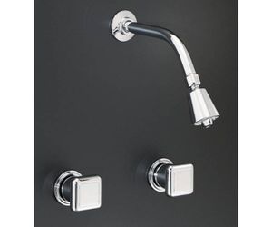 Taboret Shower Faucet with Square Handles | K-8256-2 - Shower by Kohler