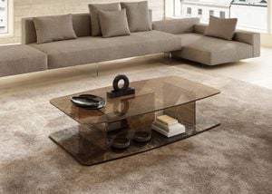 Glass Coffee Table: Layers Coffee Table