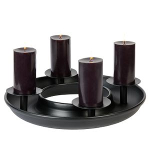 Saturnia table top wreath with 4 candleholders
