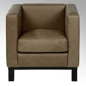 Bella armchair, 74x72x7o cm with leather Afrika, - Armchair by Lambert