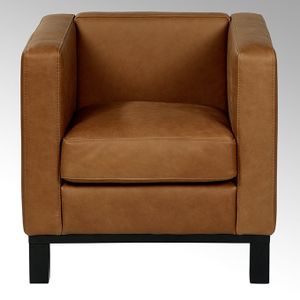 Bella armchair, 74x72x7o cm with leather Santa Fe - Armchair by Lambert