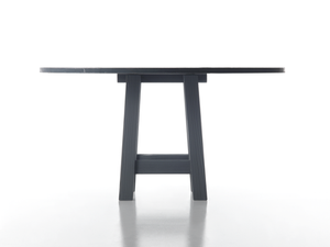 CANOVA - Tavolo rotondo in legno di rovere massello - Accessories by Lando