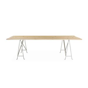 HAUTE COUTURE - Tavolo con piano in legno massello sabbiato - Accessories by Lando