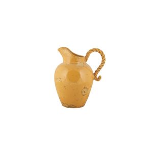 Vase / jar - decor Arcaica Yellow-Mostarda - Accessories by L'Antica Deruta