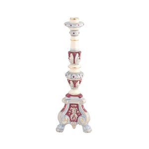 Candlestick - decor Lustro Rubino - Gold - Accessories by L'Antica Deruta