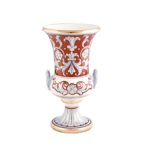 Vase - decor Lustro Rubino - Gold - Accessories by L'Antica Deruta