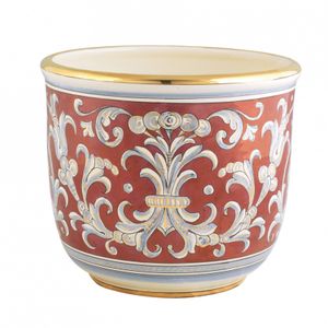 Planter - decor Lustro Rubino - Gold - Accessories by L'Antica Deruta