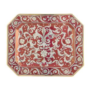 Wall plate/centerpiece - decor Lustro Rubino - Gold - Styling by L'Antica Deruta