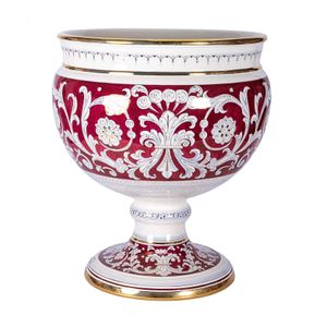 Planter - decor Lustro Rubino - Gold - Accessories by L'Antica Deruta