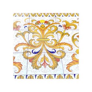 Panel / ceramic tiles - decor Ricco DERUTA.03 - Wall tile-stone-brick by L'Antica Deruta