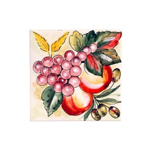 Ceramic tile - decorated - FRUTTA.07 - Wall tile-stone-brick by L'Antica Deruta