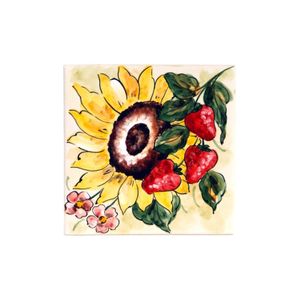Ceramic tile - decorated - FRUTTA.09 - Wall tile-stone-brick by L'Antica Deruta
