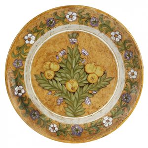 Wall plate - decor Robbiane - Styling by L'Antica Deruta
