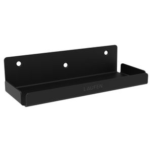 LAUFEN - Soap dish, 220 x 88 mm, PVD titanium black matt - Sanitary accessories by Laufen