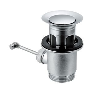 Pop-up waste, 63 mm x G1 1/4", with rod 94 mm, PVD inox look - Accessories by Laufen