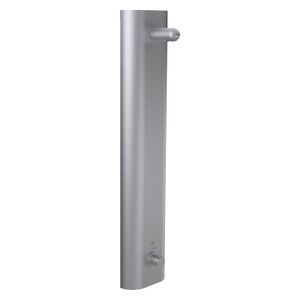 TOUCHBOARD - Surface-mounted shower panel with thermostatic mixer, stainless steel - Shower panel by Laufen