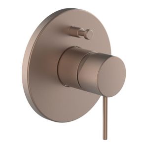 TWINPLUS SLIM - Set for concealed bath mixer, for Simibox Standard & Simibox Light, with integrated safety device Type LB, PVD rosegold brushed - Tap by Laufen