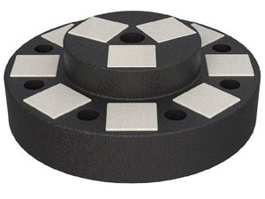 Base mobile tonda in gomma | Lazzari Srl - Accessories by Lazzari